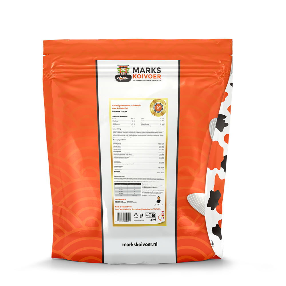 Marks Koifutter Champions Edition Multi Season 4,5 mm - Sinkend – Bild 2